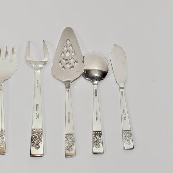Vintage Angora Silver Plate Charcuterie / Serving Set – 7 Piece  Made in England - Picture 9 of 14